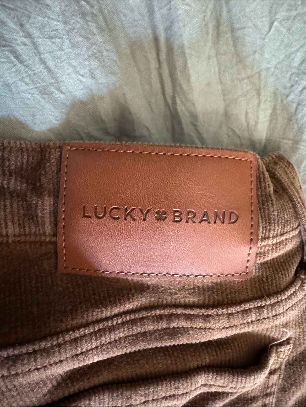 Lucky Brand Corduroy Flare Pants in Copper Brown - Picture 5 of 6